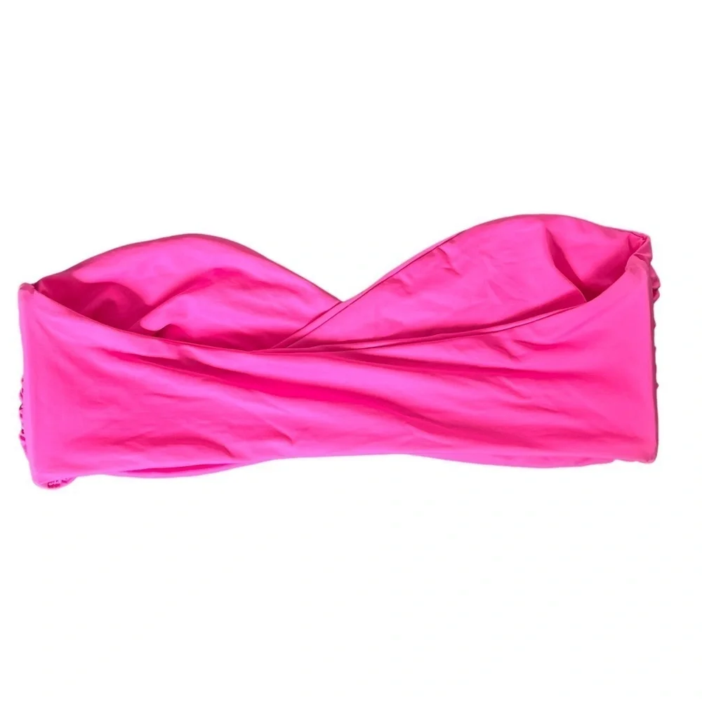 Frankies Bikinis Margot Hot Pink Bikini Set Top and Bottom Size Medium